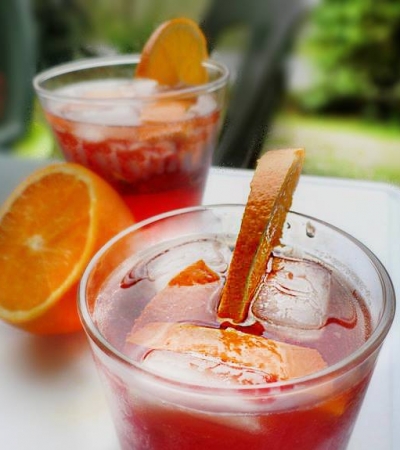 cocktail due spritz con arancia